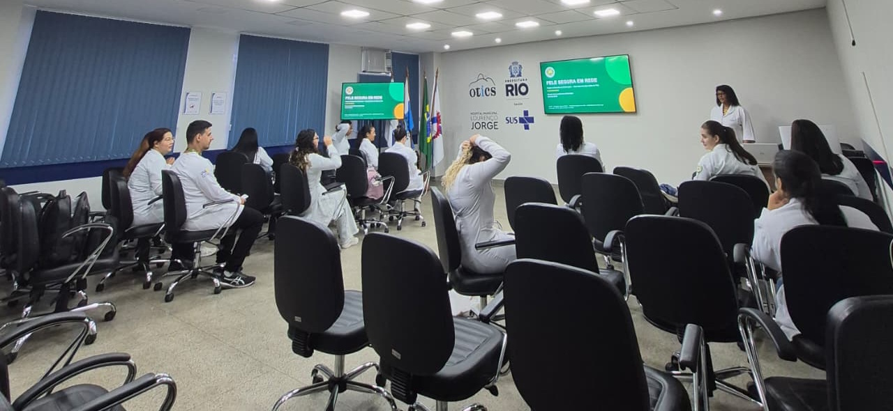 Treinamento do Projeto de Extensão Pele Segura em Rede